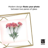Cadre photo Umbra Prisma, laiton mat