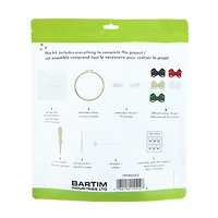 UNIQUE CREATIV CRAFT Punch Needle Kit – Mushroom, 1 pc, Age 8+, Intermediate, 20×20 cm
