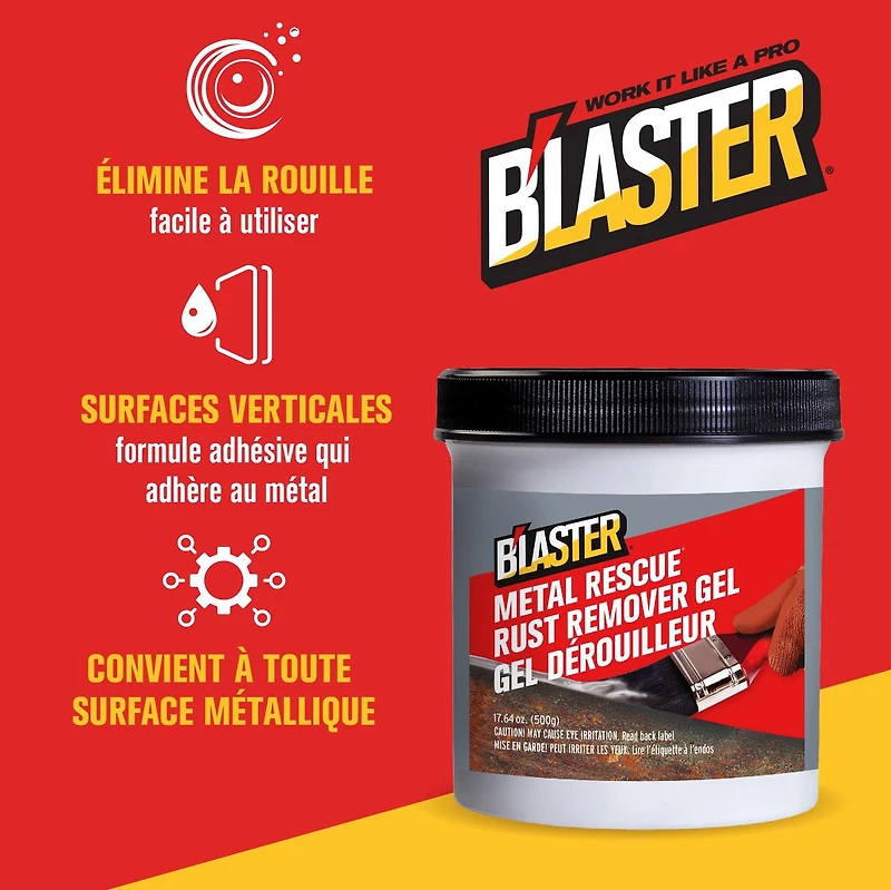Gel antirouille Blaster Metal Rescue 17oz - 6 PK