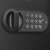 ONYX Series 15.75” Tall Home Safe, Steel Office Safe with Electronic Lock, Top Security Safe<br> With Electronic Lock & Fire Protection (1.01 Cu. Ft.) - SA-ONYX2