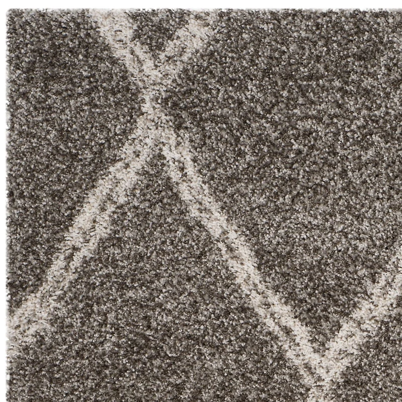 SAFAVIEH Hudson Adella Geometric Diamonds Shag Area Rug