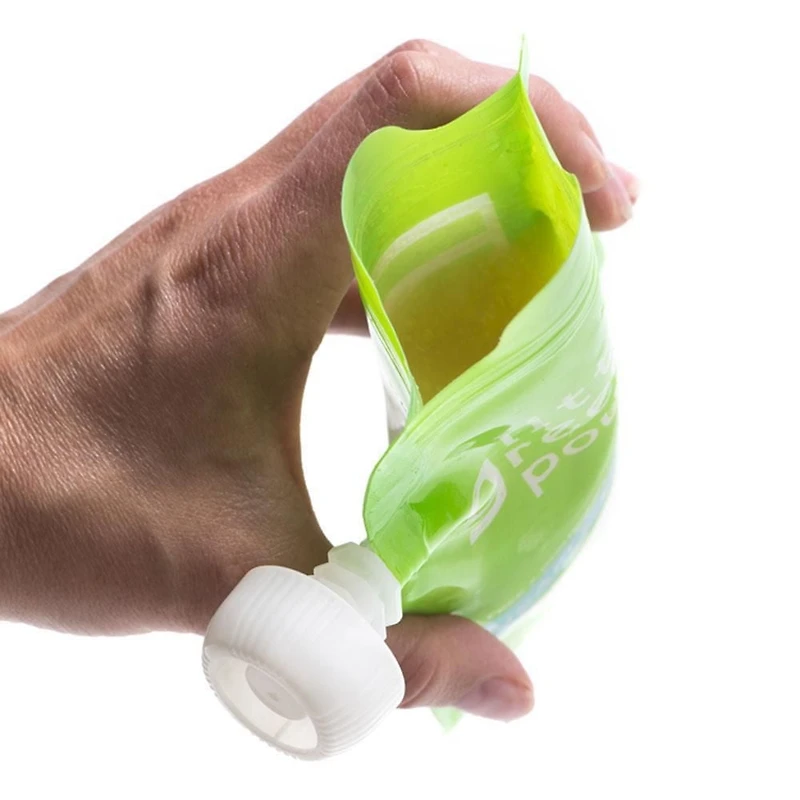 Little Green Pouch - Reusable Food Pouch - 6 Pack (100 ml)