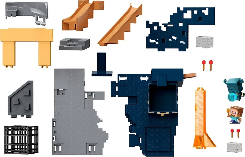 Minecraft-Coffret L’Ascension de Warden et ses Mini-Figurines Âges 6+