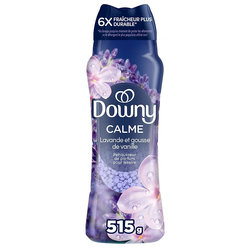 Perles rehausse-parfum pour lessive Downy Infusions, CALM, Lavande apaisante et gousse de vanille