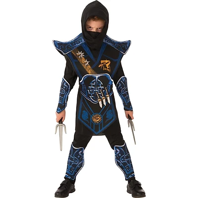 Déguisement Garçon Ninja De Bataille Bleu