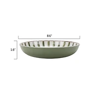 Better Homes & Gardeens Bamboo Melamine Dinner Bowl Green Set, 4pc