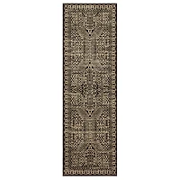 Mohawk Home Townsent Grey Polyester Area Rug
