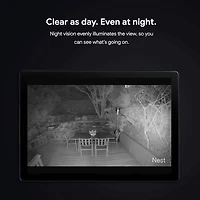 Caméra extérieure filaire Google Nest (1 unité)