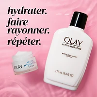 Olay Gel pour les Yeux Hydratation Active, Sans Parfum, Crème pour les Yeux Anti-Âge avec Acide Hyaluronique et Niacinamide