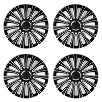 Alpena 16" Le Mans Wheel Covers, Silver, set of 4