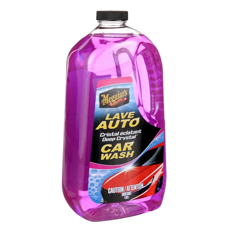 Shampoing pour lave-auto Deep Crystal(MC) Meguiar’s®, G10464C, rose, 1,89 l (64 oz liq.) G10464C Meguiar’s®