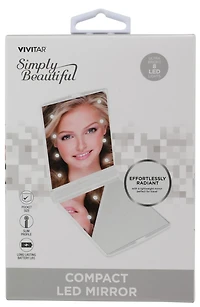 Miroir de poche à DEL de Vivitar