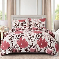 Marina Decoration Ultra Soft Silky Zipper Rich Printed Rayon from Bamboo All Season Duvet Cover Set with Pillowcases