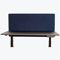 Luxor RECLAIM 48”W x 24”H Desktop Privacy Panel - Blue