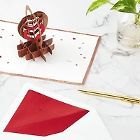 Hallmark Signature Paper Wonder Wood Pop Up Valentines Day Card, Anniversary Card, Romantic Birthday Card, Love Card (Love You)