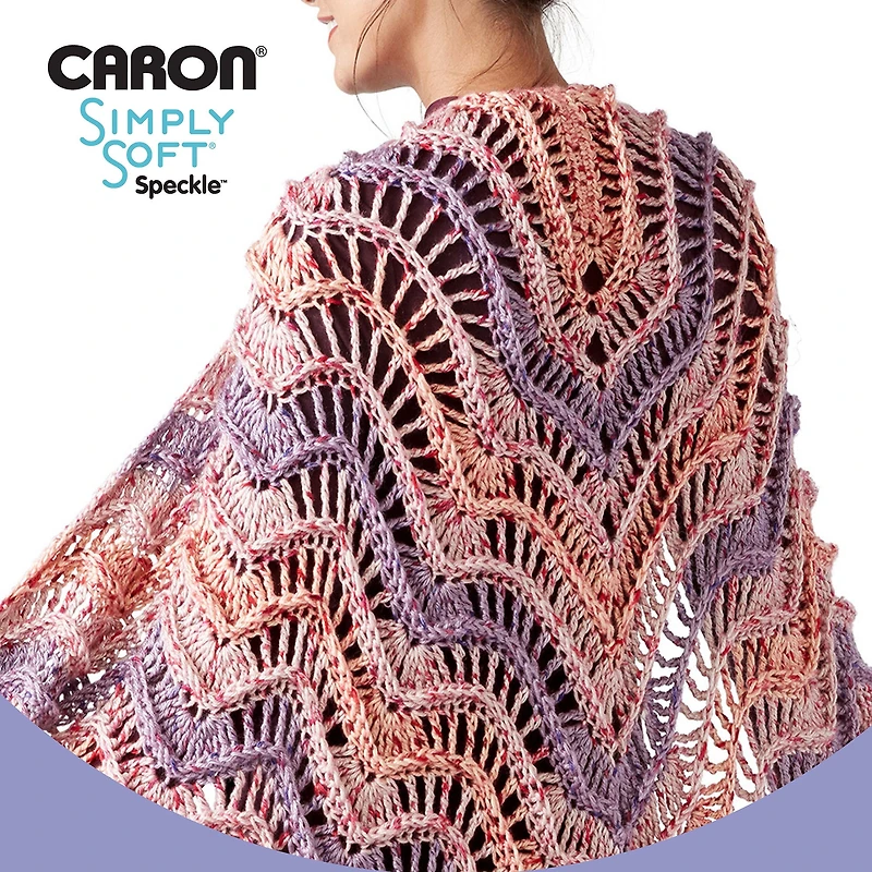 Caron® Simply Soft® Speckle™ Yarn, Acrylic #4 Medium, 5oz/141g, 235 Yards