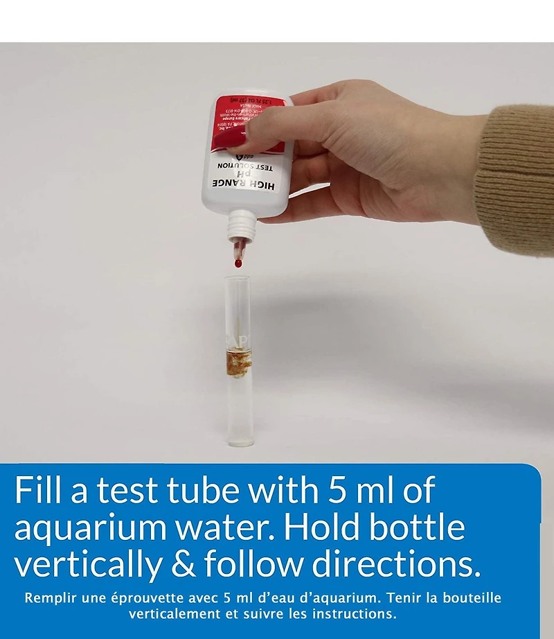 Kit de test aquatique PH haute gamme API