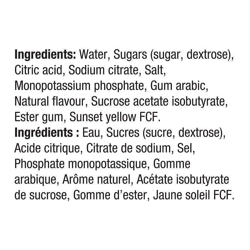 Gatorade Orange Boisson pour Sportifs 6 x 591 mL, Bouteilles 6x591mL