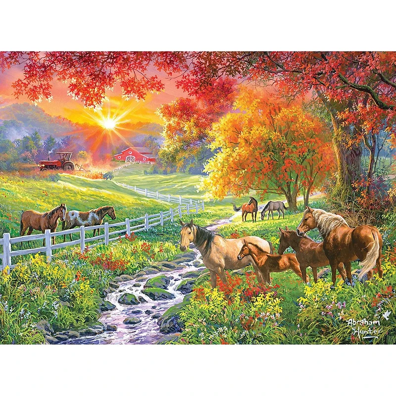 ABRAHAM HUNTER 1000 Piece Puzzle September Pasture