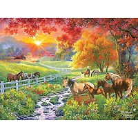 ABRAHAM HUNTER 1000 Piece Puzzle September Pasture