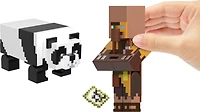 MINECRAFT – FIGURINE DE BASE – 8,26 cm (3,25 po) – COFFRET DE 2 – Cartographe de la jungle et Panda