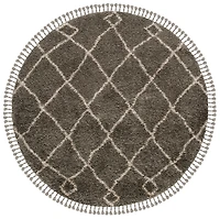 Safavieh Moroccan Fringe Lavern Geometric Shag Area Rug