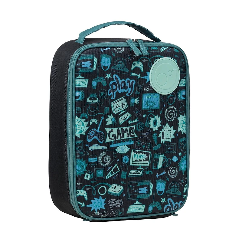 b.box - Flexi Insulated Lunch Bag insulated lunchbag kid toddler school lunch food cooler flexible machine washable carry handle zip eco-friendly practical sustainable recycled easy clean BPA free Pht