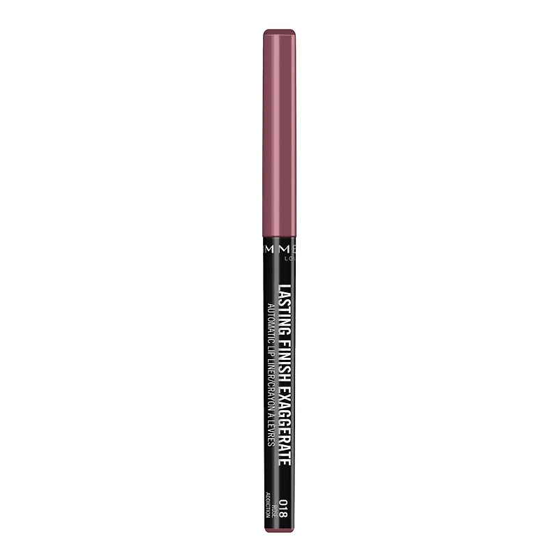 Rimmel Lasting Finish Exaggerate Automatic Lip Liner, Creamy, Combination of Waxes, Volatile Silicone & Vitamins (E,C), 100% Cruelty-Free