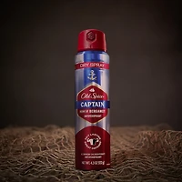Old Spice Men's Antipespirant & Deodorant Invisible Dry Spray Ultimate Captain