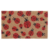 Coir Door Mat (Crawling Ladybugs)