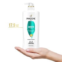 Shampooing et revitalisant 2 en 1 PANTENE PRO-V Smooth & Sleek 17,9 oz/530 mL