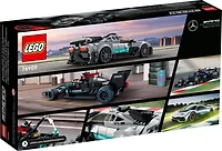 LEGO Speed Champions Mercedes-AMG F1 W12 E Performance & Mercedes-AMG Project One Toy Cars, Sports Car Model Building Kit, Collectible Race Car Toy, Gift for Kids and Teens, 76909
