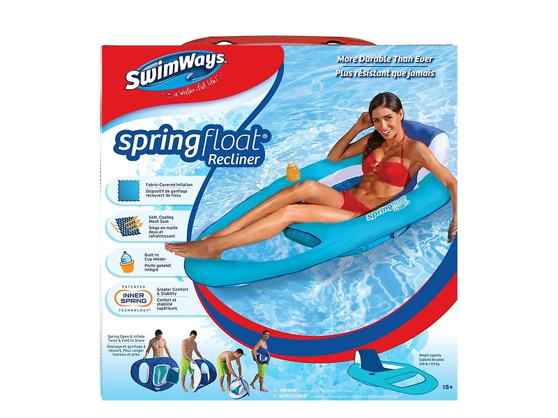 Fauteuil flottant en bleu clair de Spring FloatMD