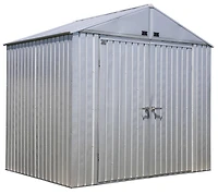 Arrow Elite Steel Storage Shed, 8x6, Galvalume