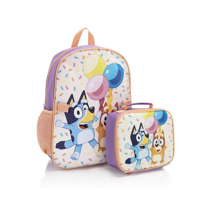 Ensemble 2 pièces BBC Kids Bluey (Sac à dos & Sac à lunch) (B-EST-BL02-25BTS) Ensemble 2 pièces Bluey