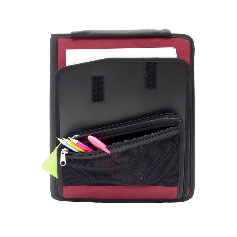 Reliure à anneaux à fermeture éclair verticale 1,5 po ProPlatinum Mead Reliure à anneaux à fermeture éclair