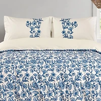 Johnson Home 5-Piece Comforter Set - 200TC Cotton, Includes Shams and Decorative Cushions