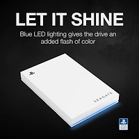 Seagate Game Drive for PS5 5TB External HDD - USB 3.0, Officially Licensed, Blue LED, Licensed for PS5™ and PS4™ STLV5000301