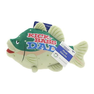 Father's Day Fish Plush with Gift Card Holder
