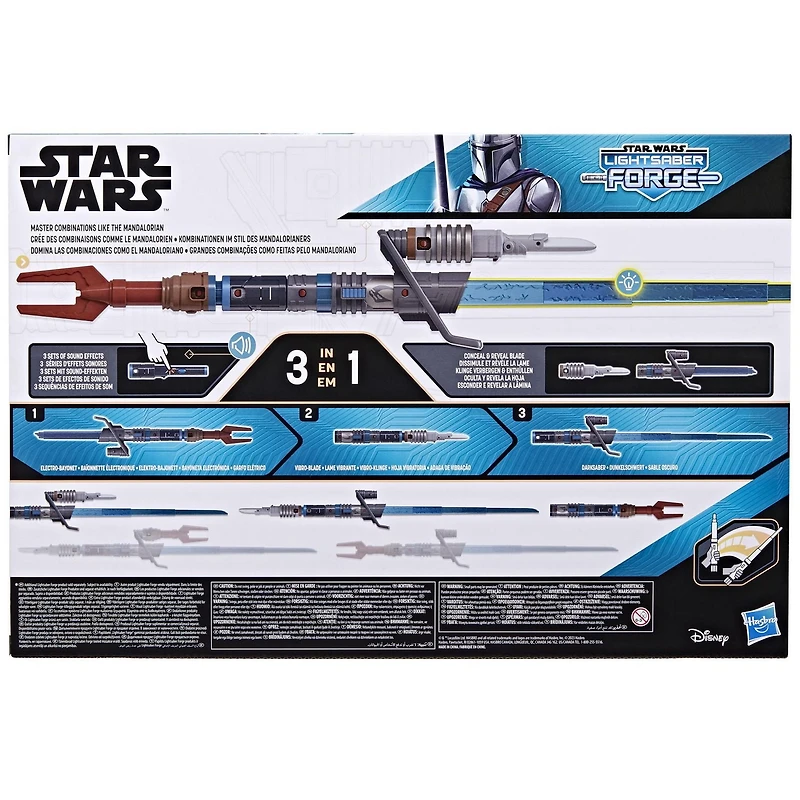 Star Wars Lightsaber Forge Ultimate Mandalorian Masterworks Set, Customizable Electronic Lightsaber