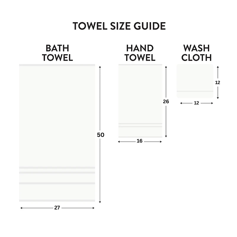 Mainstays Solid Washcloth, 12x12"