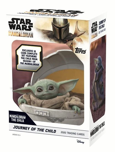 Topps The Mandalorian: Journey of the Child Star Wars Blaster Box - Featuring Baby Yoda | Includes Illustrated Cards & Parallels