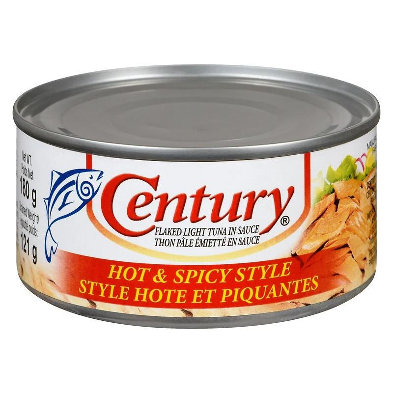 Century Flocons de thon piquants et épicés 180g