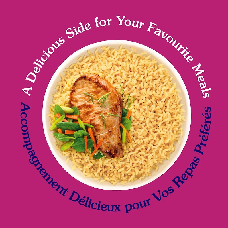 Riz à saveur de beurre et ail Bistro Express de marque Ben's Original, 250 g La perfection à tout coupMC