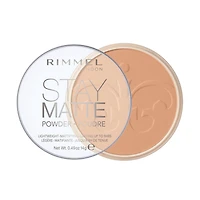 Rimmel Stay Matte Pressed Powder, lightweight, creamy texture, high coverage, long-lasting shine control for up to 5H,100% Cruelty-Free