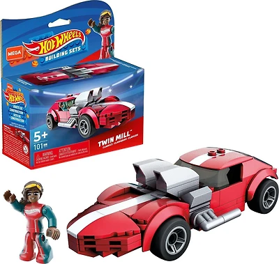 Mega Hot Wheels Twin Mill Vehicle - ​101-pieces