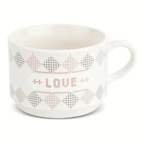 Thyme & Table Set of 4 Bistro Stackable Coffee Mugs, 11 fl oz, Mugs