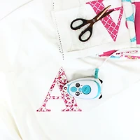 Make It Mine 6" Iron-On Fabric Capital Letters – 45 Pieces