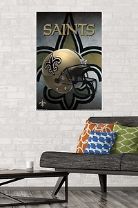 NFL New Orleans Saints - Helmet 16 Wall Poster, 22.375" x 34"