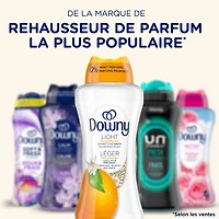 Perles rehausse-parfum pour lessive Downy Léger, parfum Fleur d’oranger, perles pour les tissus et la lessive, conçues pour être douces avec une légère dose de parfum, sans parfums prononcés